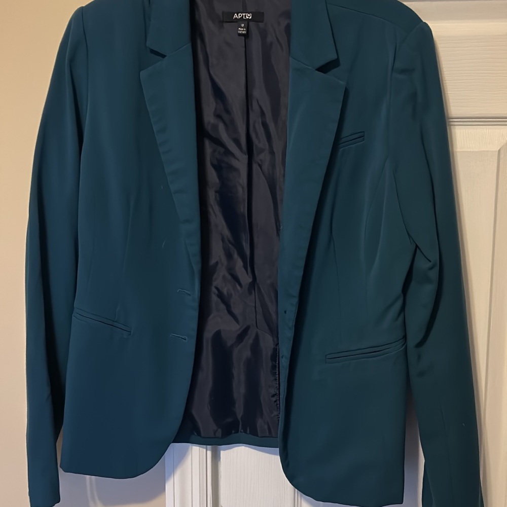 Apt. 9 Women's Deep Teal Blazer